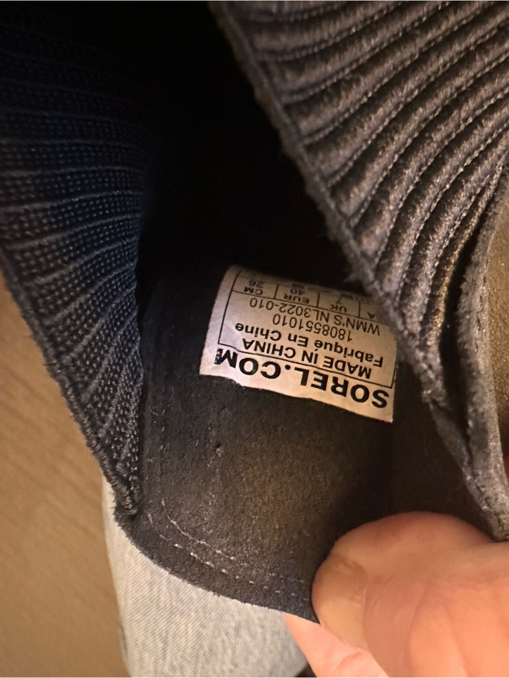 Sorel Black Chelsea Wedge Boots - Picture 5 of 5